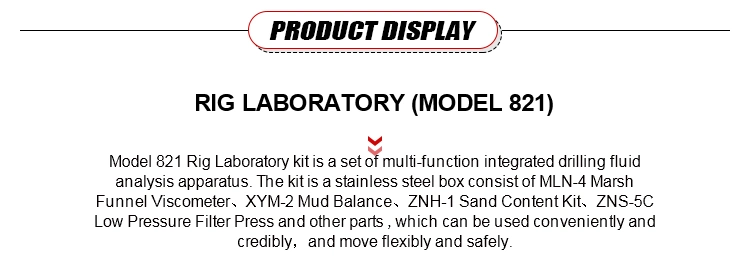 Model 821 Rig Laboratory Kits