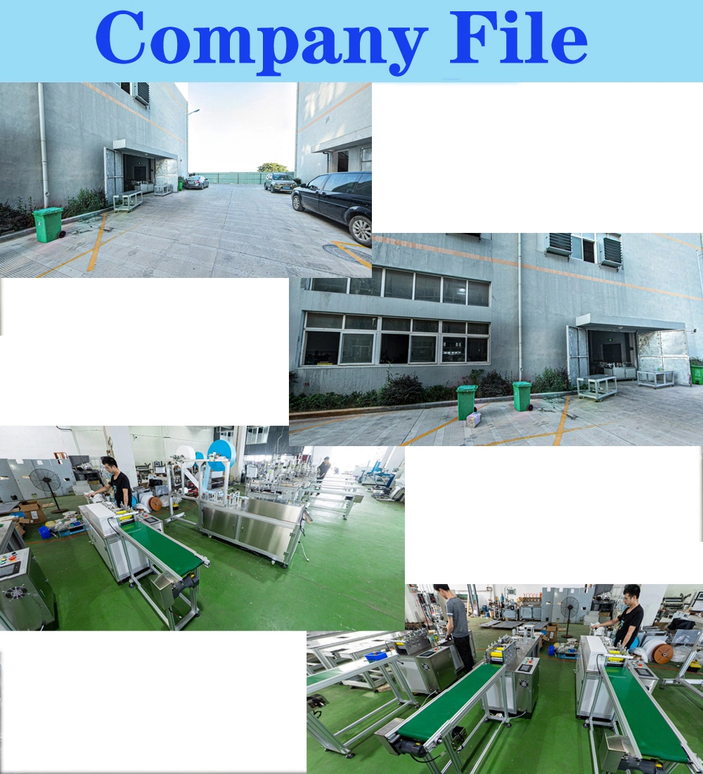 Fully Automatic 3ply Mask Flat Mask Disposable Mask Making Machine with Servo Motor Ear Loop Welding