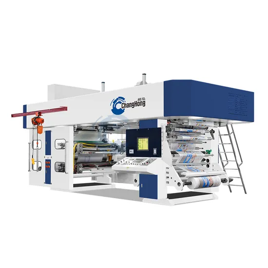 Changhong Model High-Speed Four Colors Environmental Non-Woven Bags Flexographic Printing Machine