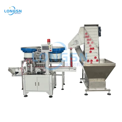 Fully Automatic Plastic Cap/Cover O Ring Seal Liner Inserting Machine