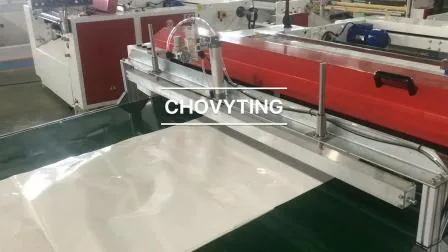 CE Approved Flying Knife System Big Size Heavy Duty Bottom Sealing Flat Garbage Bag Making Machine
